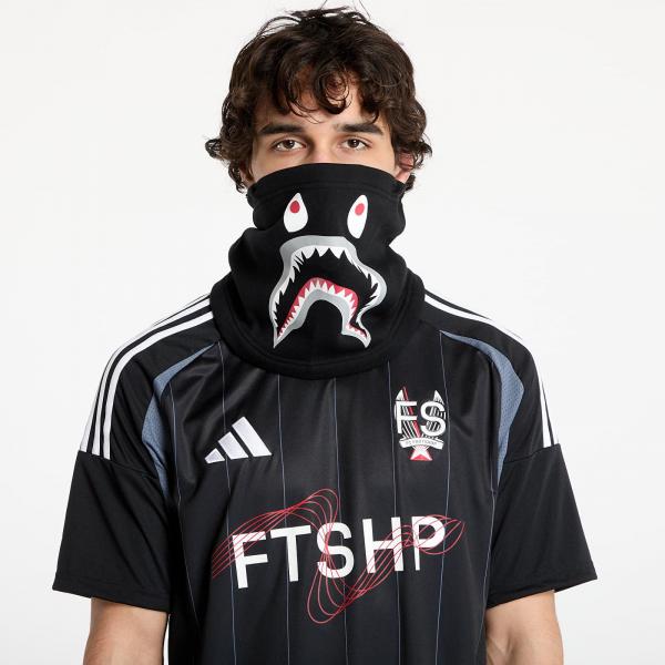 Šála A BATHING APE Shark Motif Neck Warmer M Black Universal