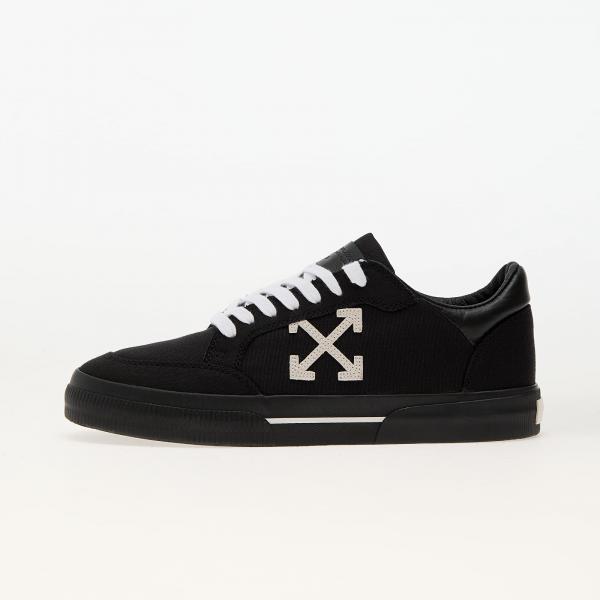 Tenisky Off-White New Low Vulcanized Canvas Black/ White EUR 44