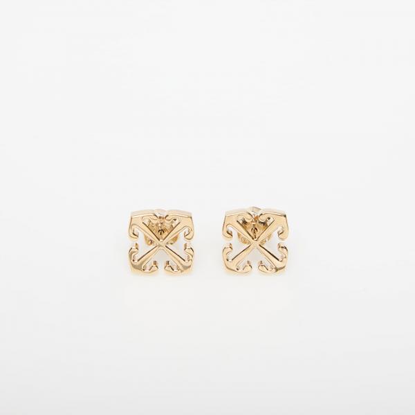 Off-White Mini Arrow Earrings Gold Universal