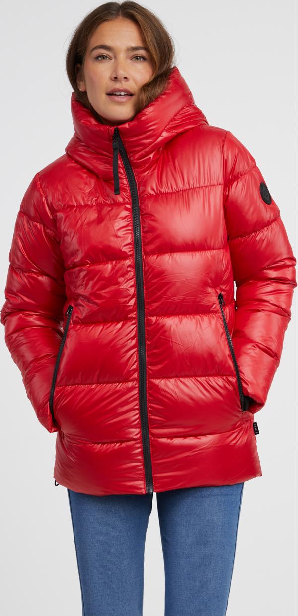 SAM 73 Dámská prodloužená bunda oversize JULES Červená