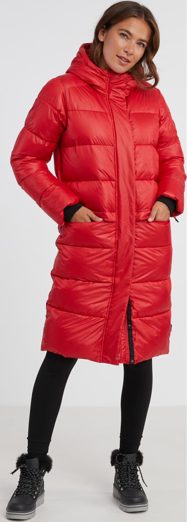 SAM 73 Dámský kabát oversize ESMERALDA Červená