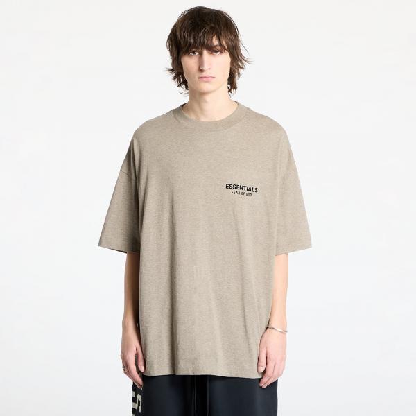 Tričko Fear Of God ESSENTIALS Jersey Crewneck T-Shirt Heather Gray L