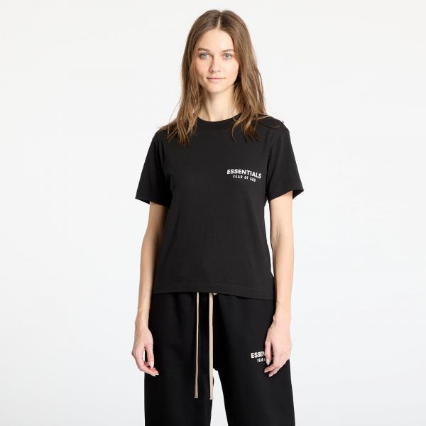 Tričko Fear Of God ESSENTIALS Tri-Blend Crewneck Tee Black XXS