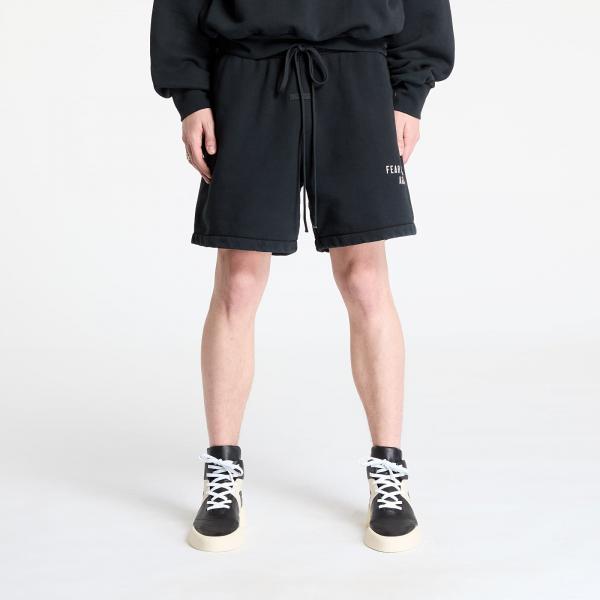 Šortky Fear Of God ESSENTIALS Heavy Fleece Soccer Short Black XXL