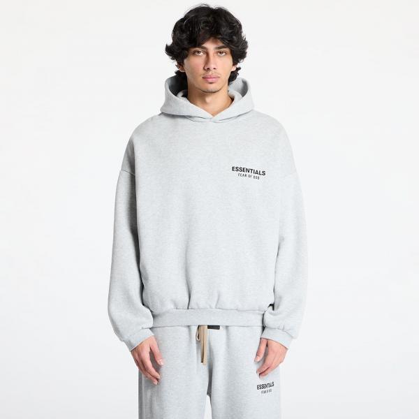 Mikina Fear Of God ESSENTIALS Fleece Hoodie Light Heather Gray XXL