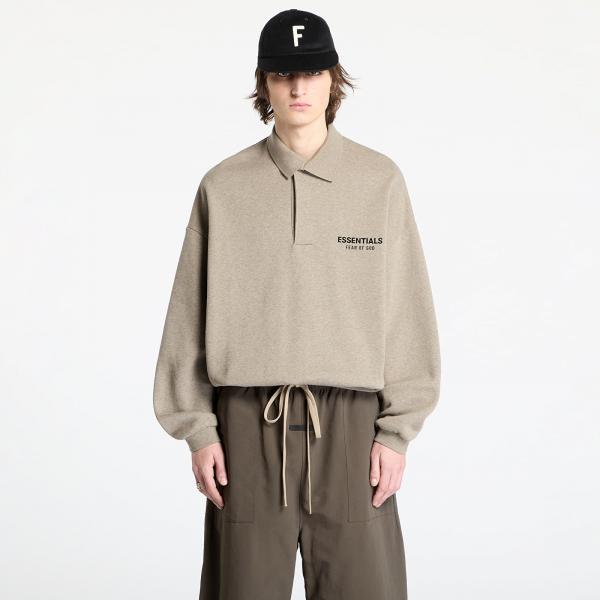 Mikina Fear Of God ESSENTIALS Fleece Hoodie Heather Gray XL