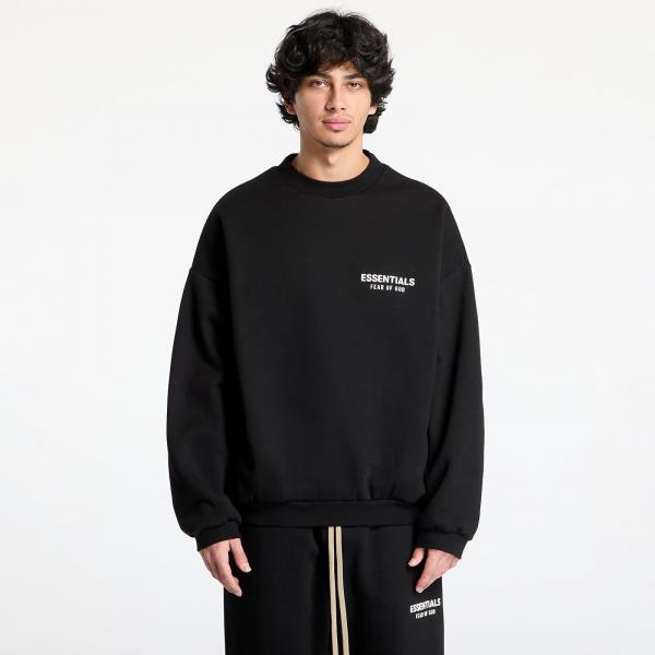 Mikina Fear Of God ESSENTIALS Fleece Crewneck Black XL