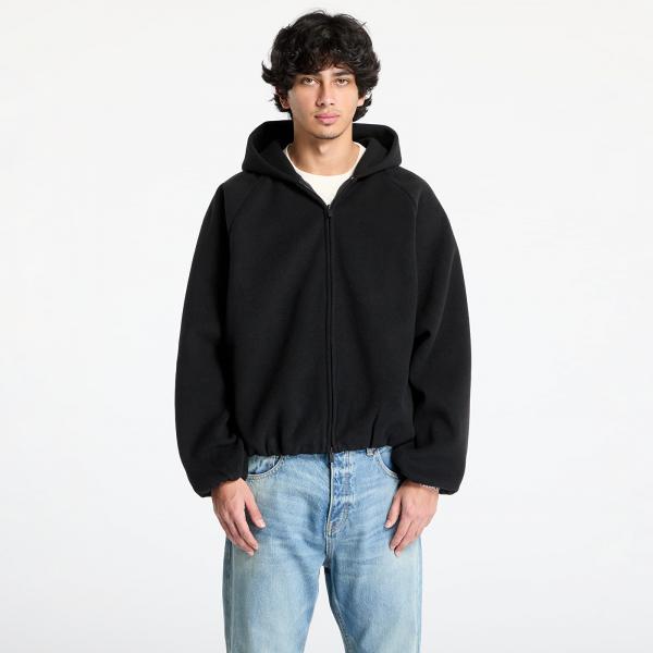 Bunda Fear Of God ESSENTIALS Brushed Hooded Bomber Black XL