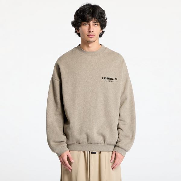 Mikina Fear Of God ESSENTIALS Fleece Crewneck Heather Gray XL
