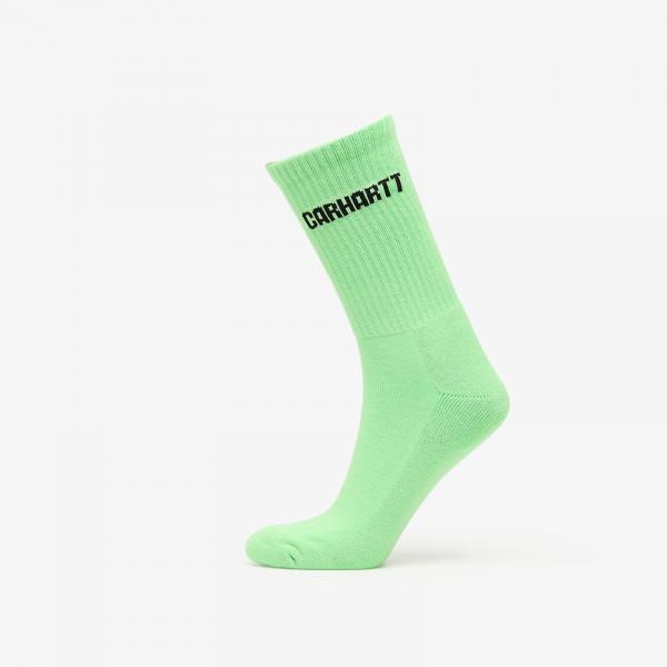 Ponožky Carhartt WIP Industry Socks 1-Pack Lumo Green/ Black Universal
