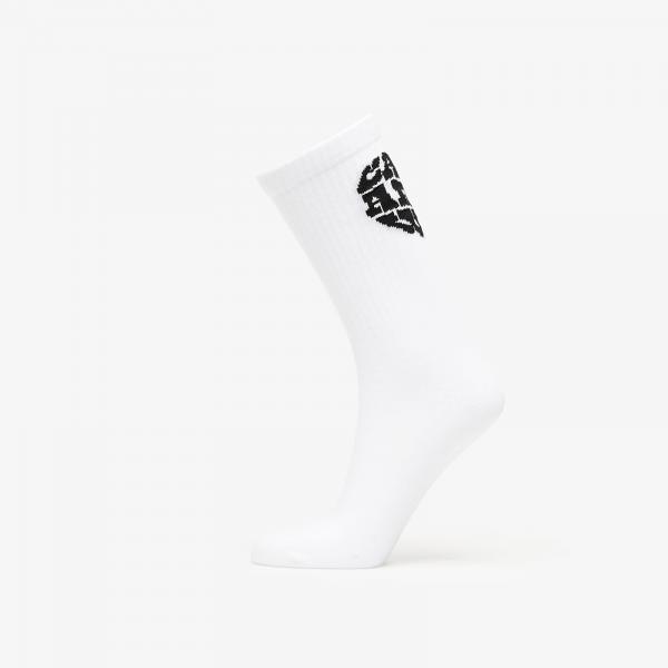 Ponožky Carhartt WIP Heartbreaker Socks 1-Pack White/ Black 35-40