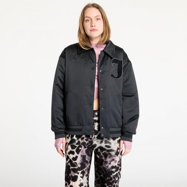 Bomber Jordan Women's Varsity Jacket Black/ Gym Red XL