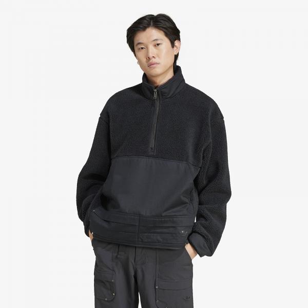 Mikina adidas Premium Essentials Fleece Full-Zip Black M