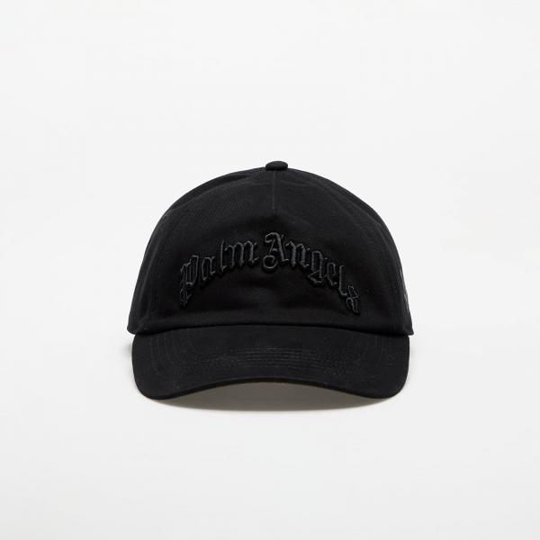 Kšiltovka Palm Angels Curved Logo Cap Black/ Black Universal