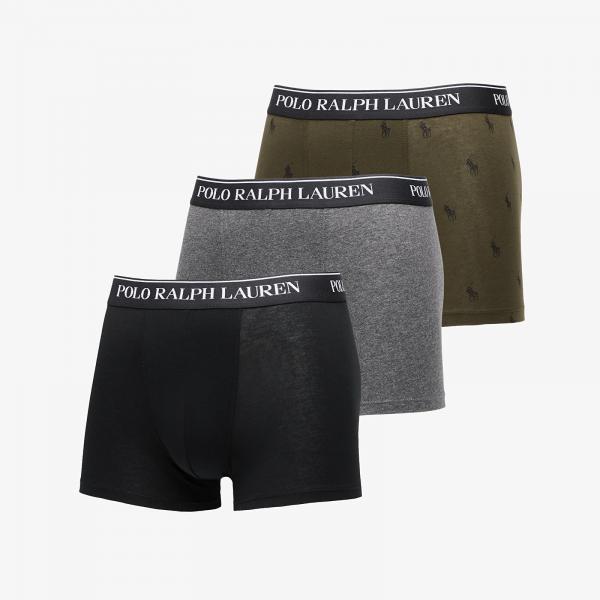 Boxerky Ralph Lauren Classic Trunk 3-Pack Multicolor S