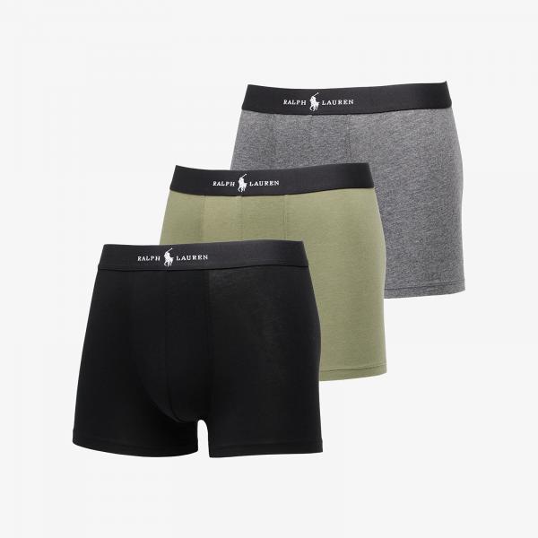Boxerky Ralph Lauren Classic Trunk 3-Pack Multicolor S