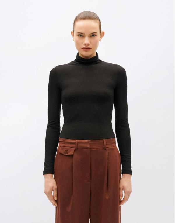 Tričko Thinking MU Black Noe Cachemire Top BLACK