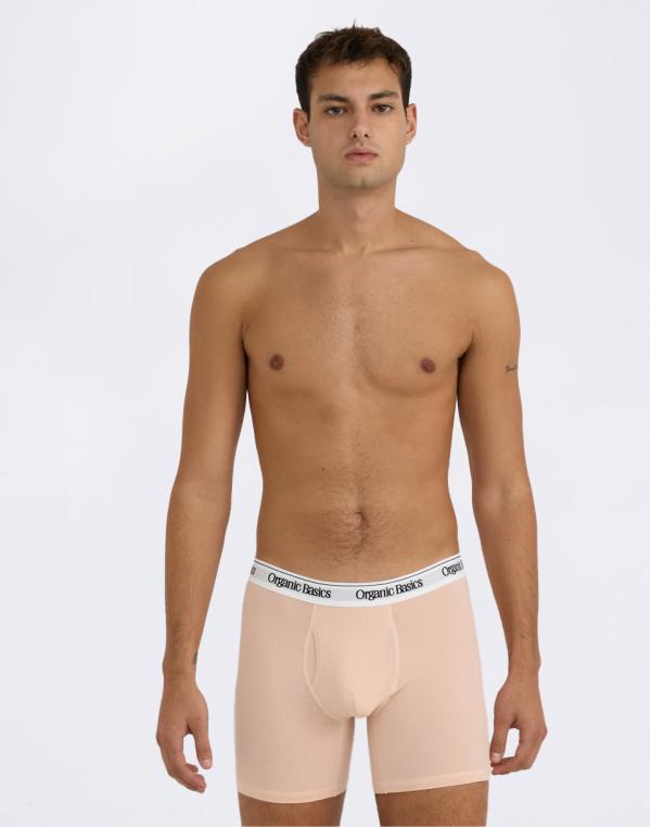 Organic Basics Easy Boxer Briefs 3-Pack Soft Lilac / Himalayan Salt / Sandstone XL