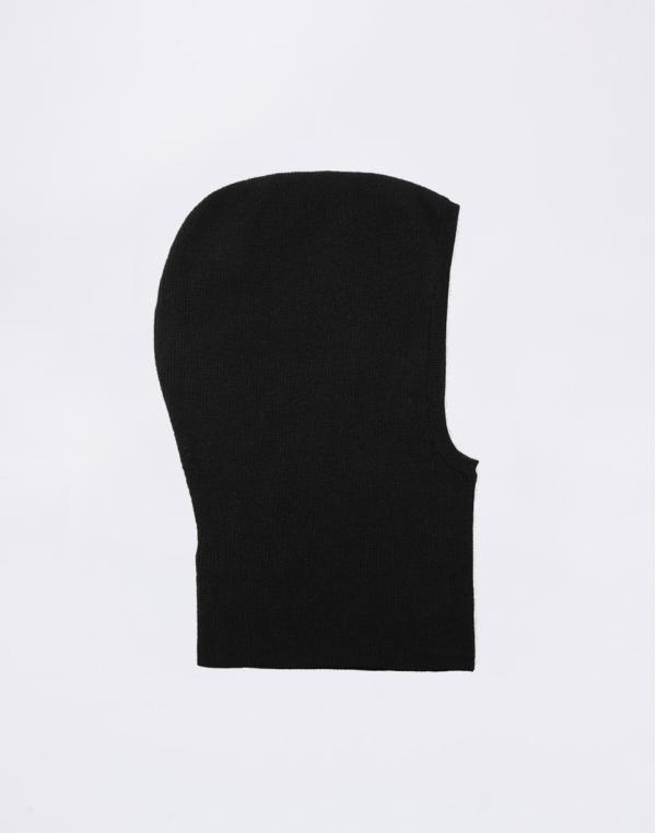 Organic Basics Soft Knit Balaclava Black