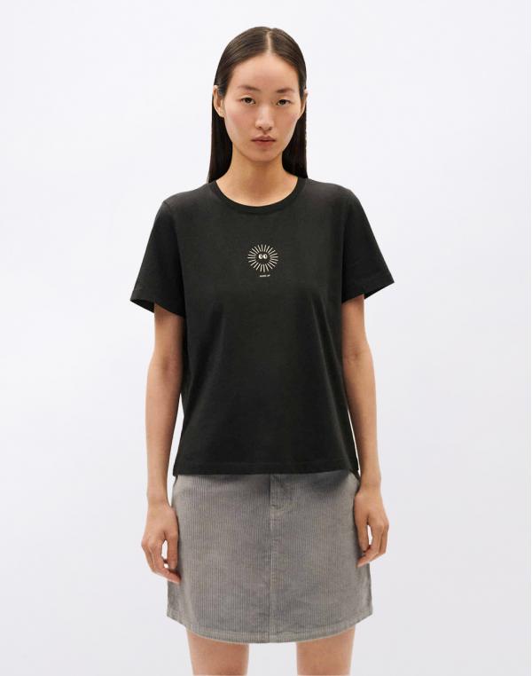 Tričko Thinking MU Soleil Black Ida T-Shirt BLACK