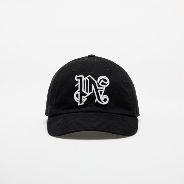 Kšiltovka Palm Angels Monogram Cap Black/ White Universal