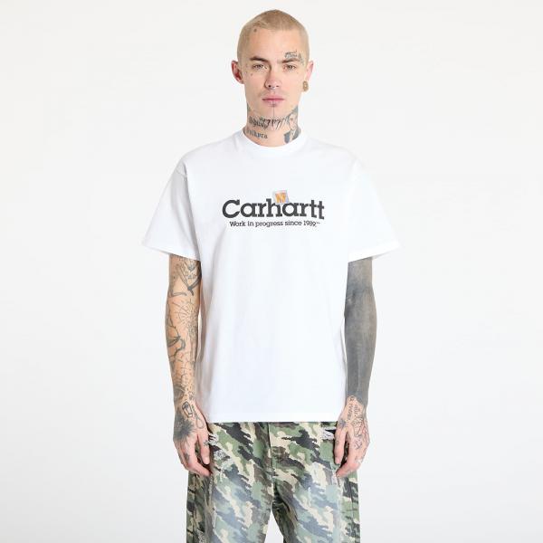 Tričko Carhartt WIP S/S Label Script T-Shirt UNISEX White S