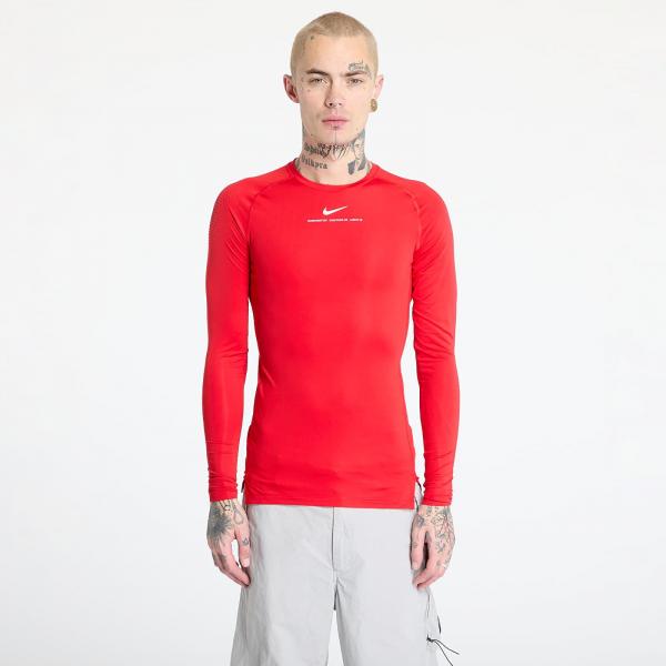Tričko Nike x NOCTA Men's Long-Sleeve Base Layer Basketball Top University Red/ White M