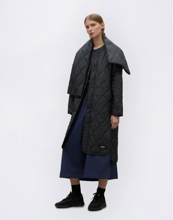 ECOALF Lenza Scarf Jacket ANTHRACITE L