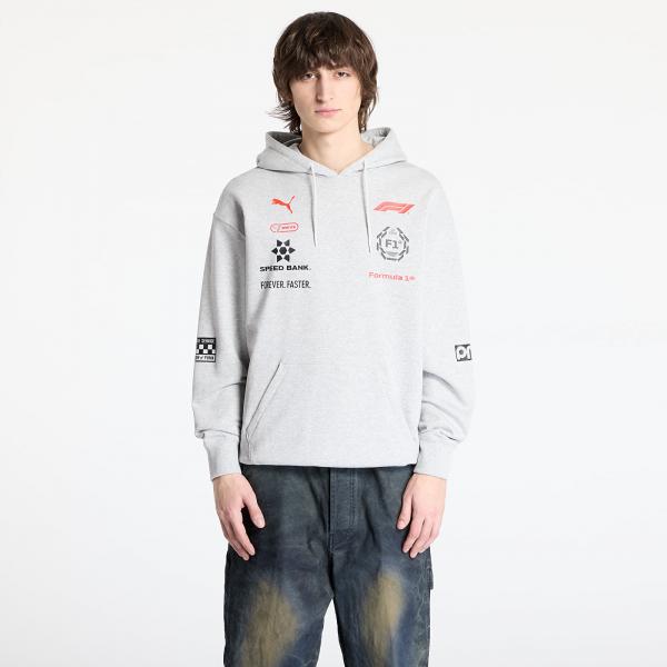 Mikina Puma F1 Racing Hoodie Light Gray Heather XL