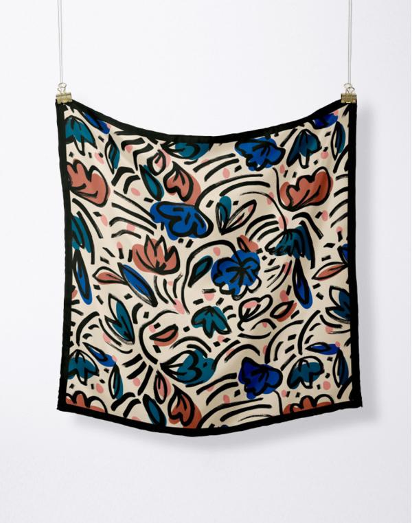 SKFK Balbi GOTS Scarf F240ML Garden