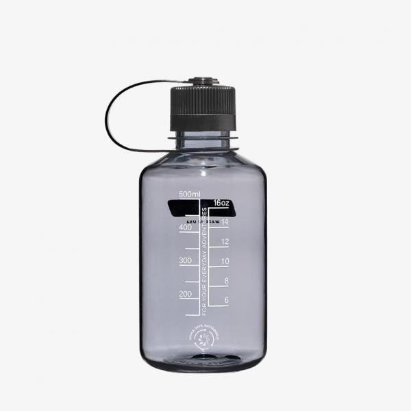 Nalgene 500ml Narrow Mouth Sustain Water Bottle Gray Universal