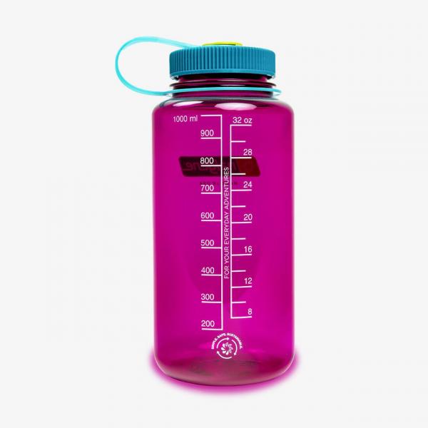 Nalgene Wide-Mouth 1000ml Sustain Bottle Eggplant Universal