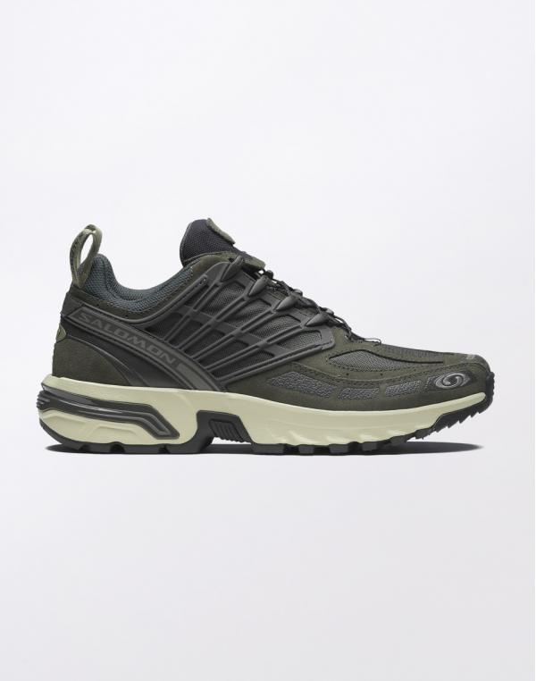 Salomon ACS PRO Leather Peat/Dlicgr/Greenh 44