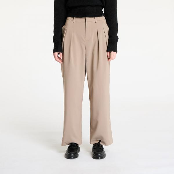 Kalhoty Calvin Klein Jeans Tailored Wide Leg Pants Gray 26