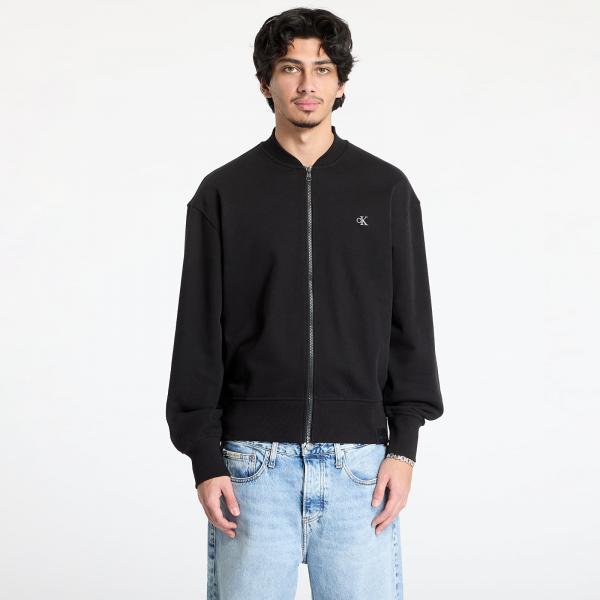Mikina Calvin Klein Jeans Heavyweight Ck Embro Sweatshirt Black S