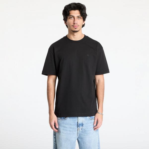 Tričko Calvin Klein Jeans Soft Layered Monogram Tee Black XL