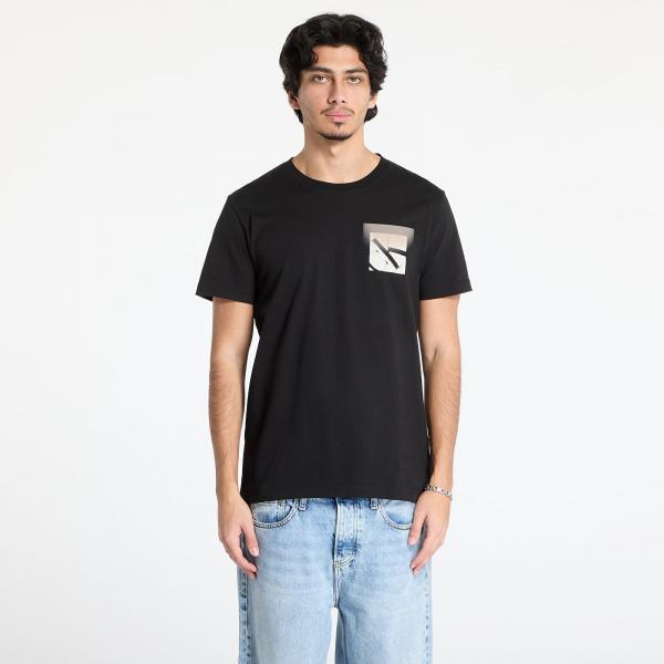 Tričko Calvin Klein Jeans Soft Box Monogram Tee Black M