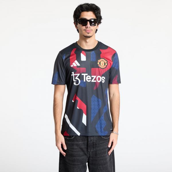Dres adidas Manchester United 2024/2025 Pre Match Jersey Black/ Mufc Red/ Off White/ Team Coll Burgundy 2 M
