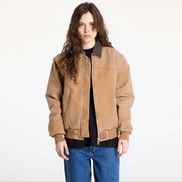 Bunda Carhartt WIP OG Santa Fe Jacket UNISEX Hamilton Brown/ Tobacco Stone Canvas S
