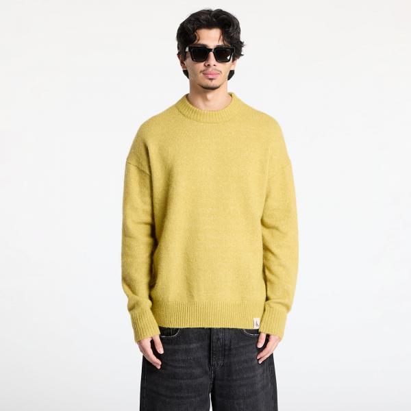 Svetr Calvin Klein Jeans Warm Texture Sweater Green S
