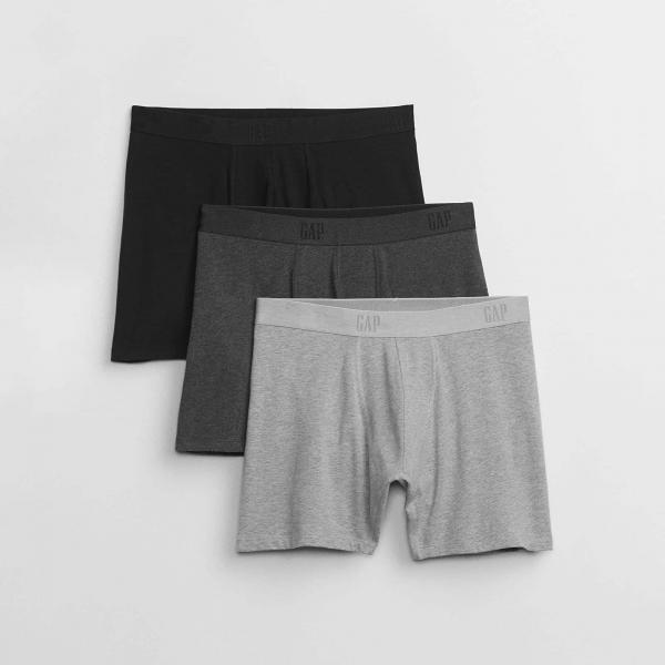 Boxerky GAP Boxer Briefs 3-Pack True Black Multi S