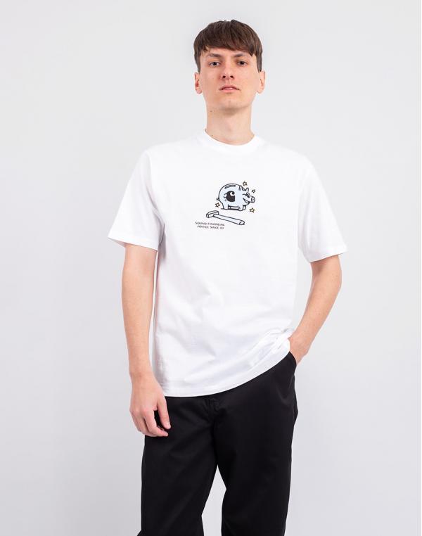 Tričko Carhartt WIP S/S Piggybank T-Shirt White