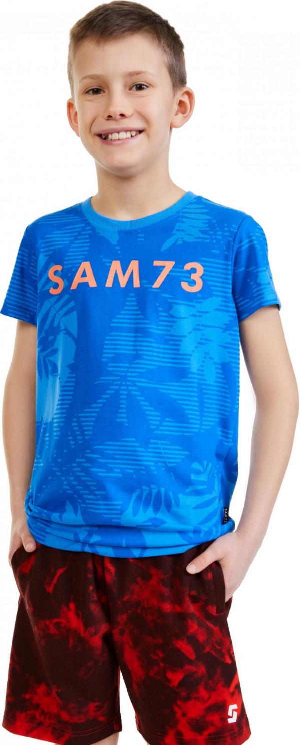 SAM 73 Chlapecké triko THEODORE Modrá 140