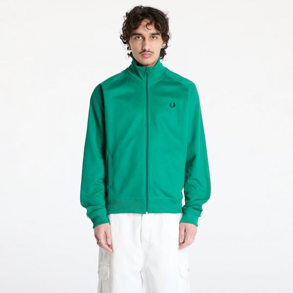 Mikina FRED PERRY Taped Track Jacket Label Green L