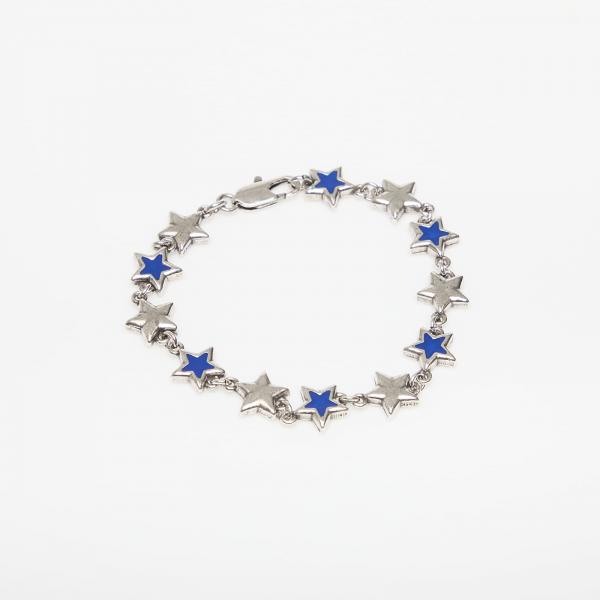 Twojeys Enameled Stars Bracelet Silver 17 cm
