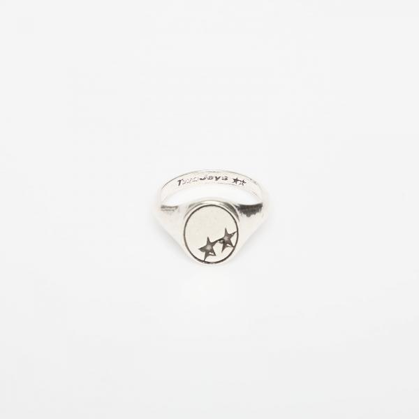 Twojeys Oval Ring Silver 58 mm