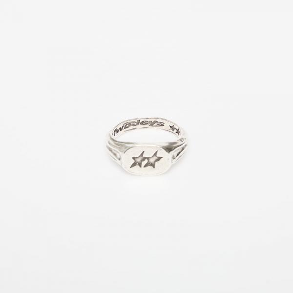 Twojeys Superstar Signed Ring Silver 56 mm