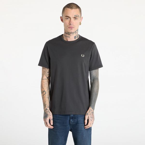 Tričko FRED PERRY Ringer T-Shirt Anchor Grey S
