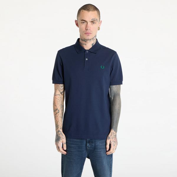 Tričko FRED PERRY The Fred Perry Shirt Dark Carbon/ Label Green XL