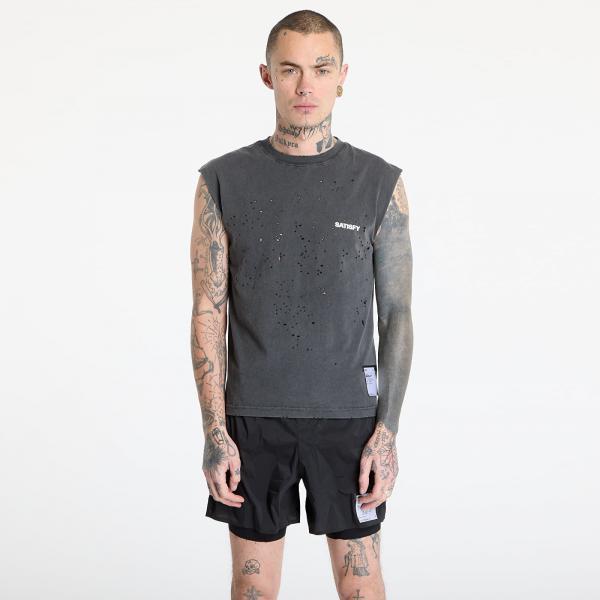 Tričko Satisfy MothTech Muscle Tee 00A02/ Aged Black S